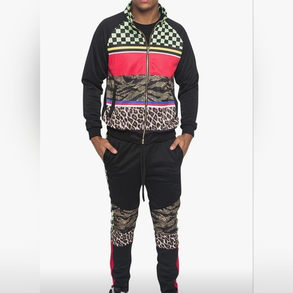 Men's Patterned Tracksuit